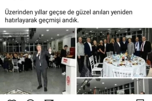 EĞİTİM GÖNÜLLÜLERİ 100.YIL YEMEĞİNDE BULUŞTUK